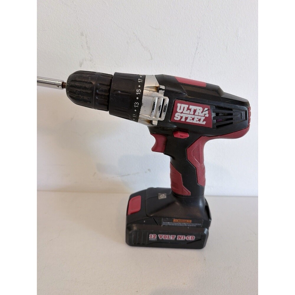 Ultra Steel AP00996G 12V Ni-Cd Cordless Drill And Battery- No Charger